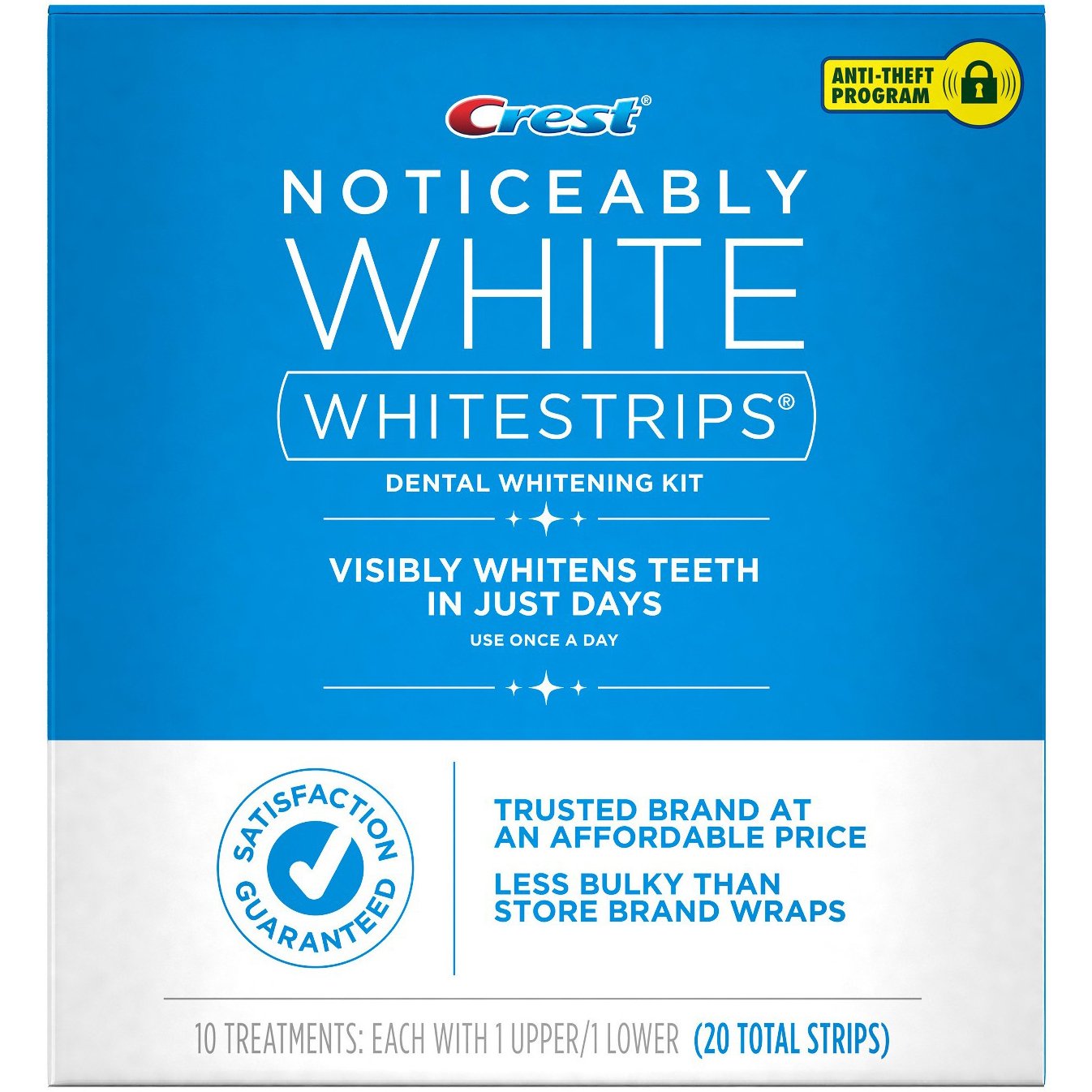 Crest Whitestrips Noticeably White - 10ct
