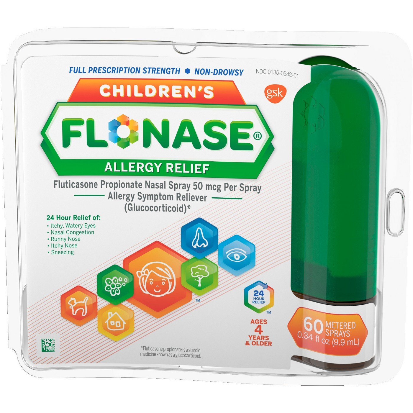 Flonase OTC Pharmacy Spray 60ct (0.34 oz)