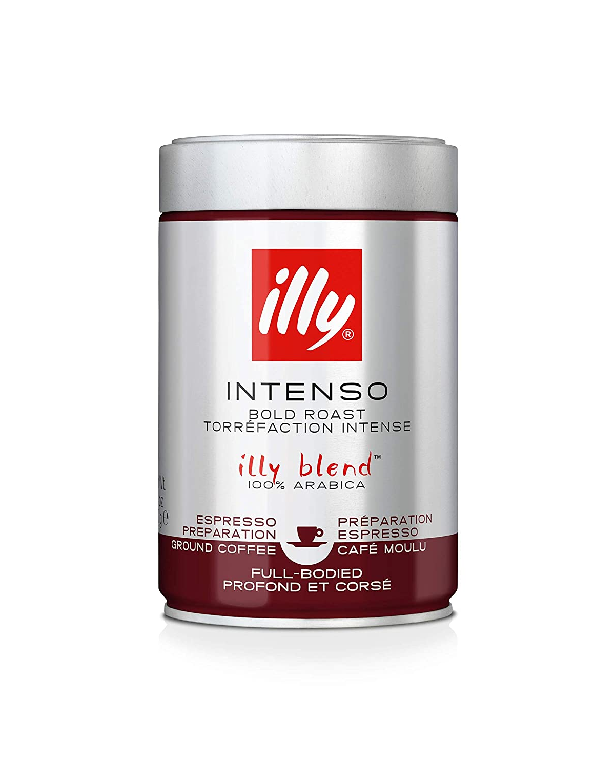 illy INTENSO Bold Roast 100% Arabica Ground Coffee