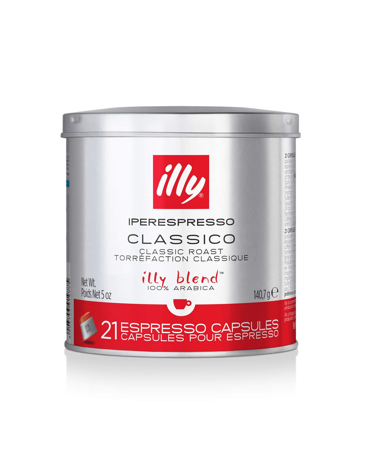 illy IPERESPRESSO Classico Roast 100% Arabica Espresso Capsules - 21 pieces