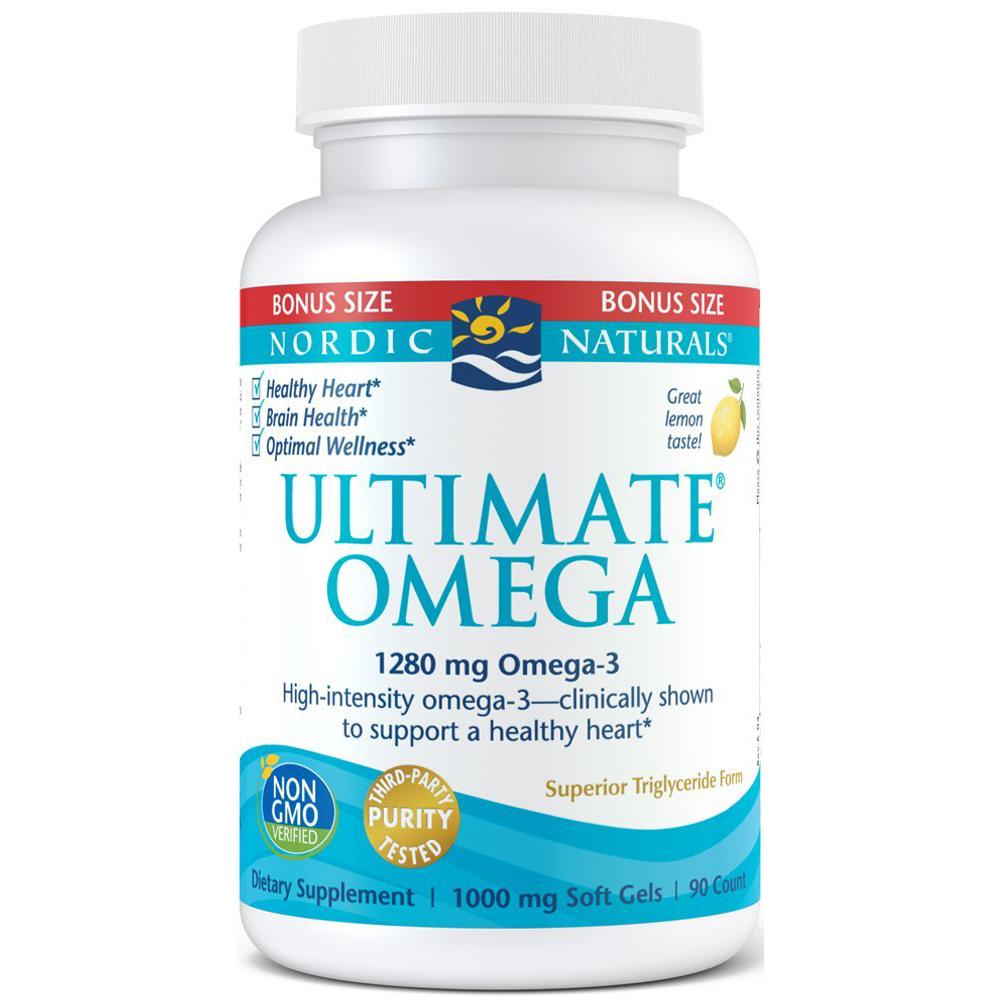 Nordic Naturals - Ultimate Omega-D3, Supports Healthy Bones and Immunity, 120 Soft Gels