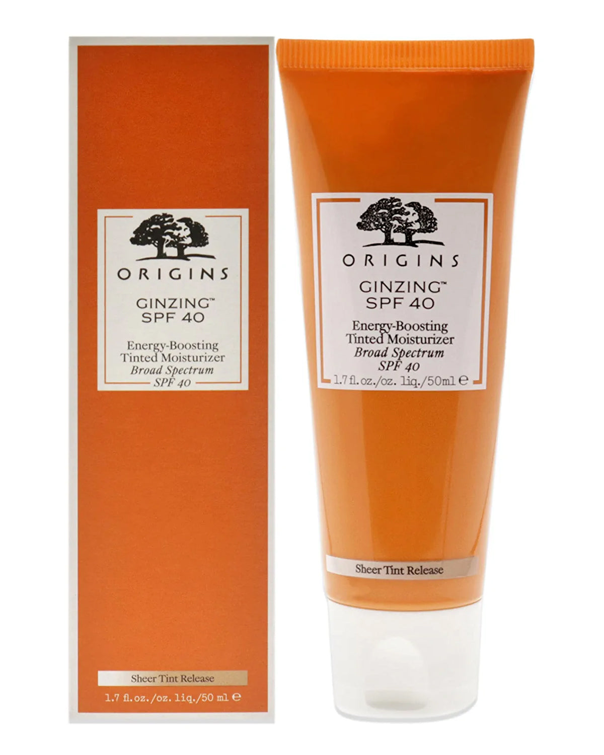 Origins GinZing SPF 40 Energy-Boosting Tinted Moisturizer,1.7 Fl Oz (Pack of 1)
