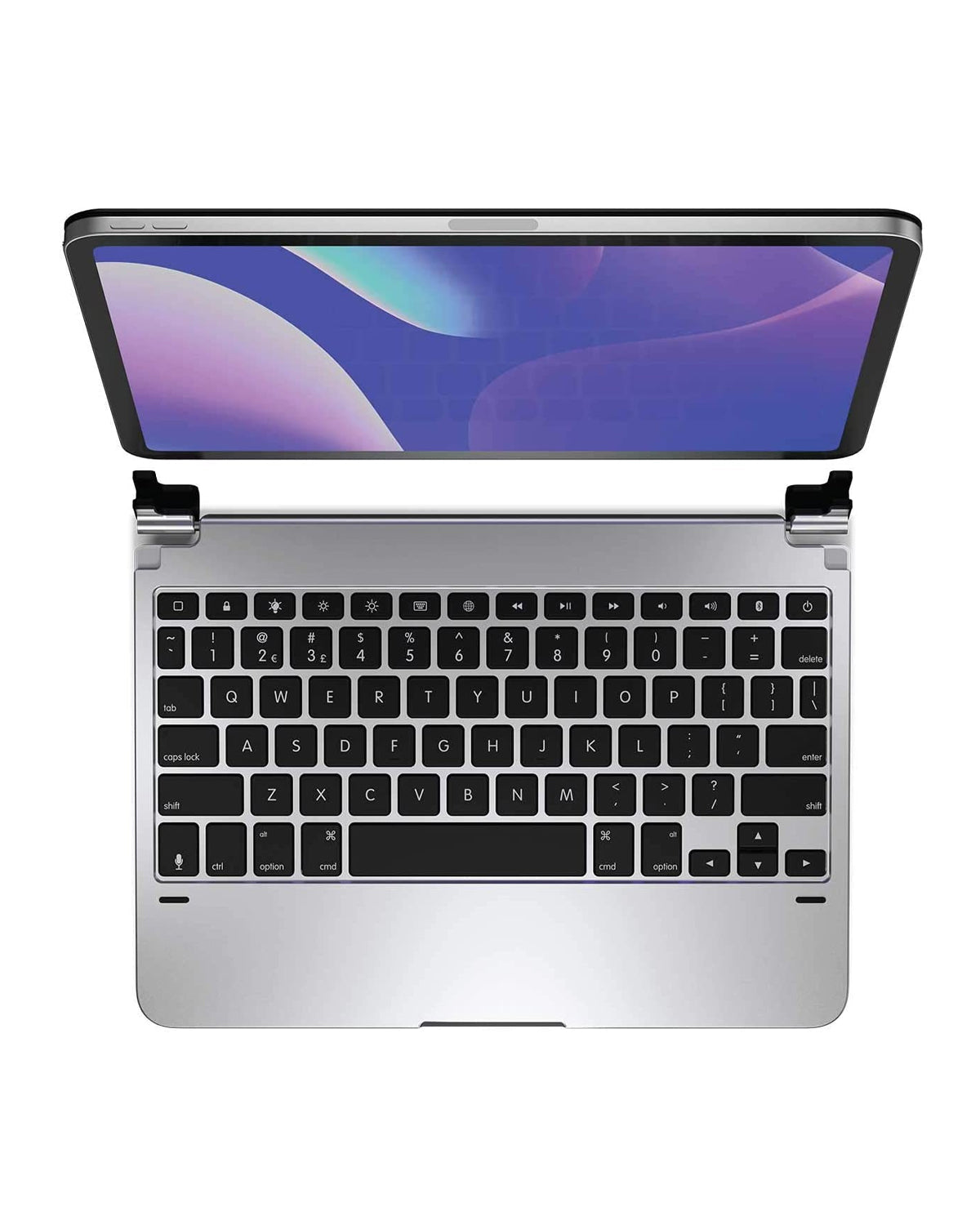 Brydge 11.0 Pro Wireless Keyboard Compatible with iPad Pro 11-inch 2018 & 2nd Gen - Silver