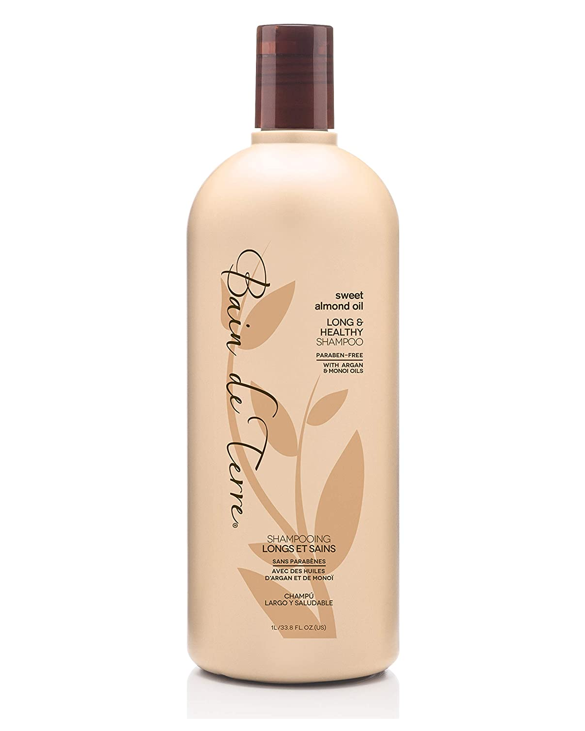 Bain de Terre Sweet Almond Oil Long and Healthy Unisex Shampoo 33.8 Ounce