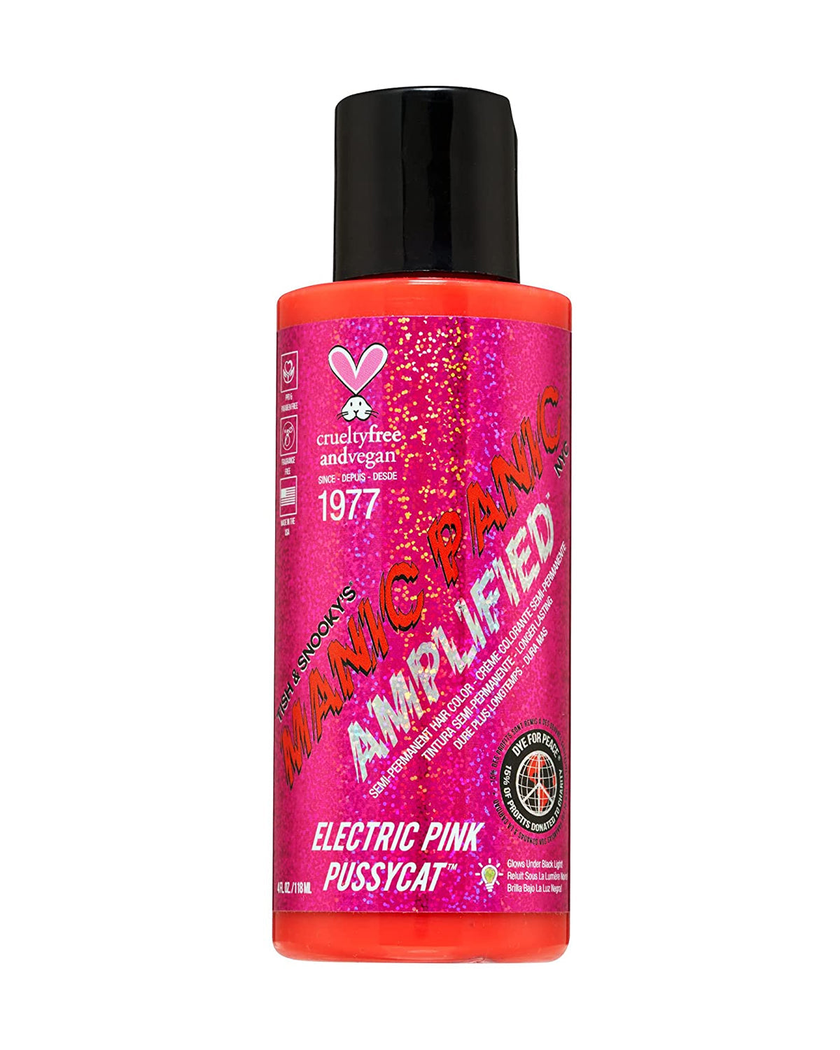 Manic Panic Electric Pink Pussycat Hair Color Amplified