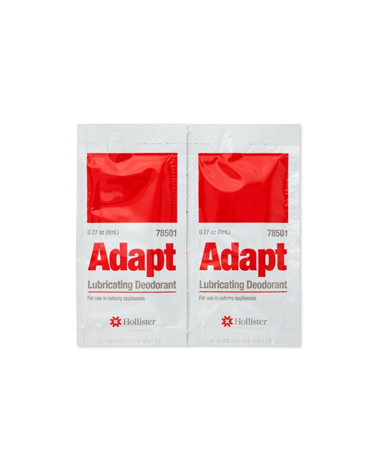 Hollister Adapt™ Lubricating Deodorant 0.27 oz Packet - Box of 50