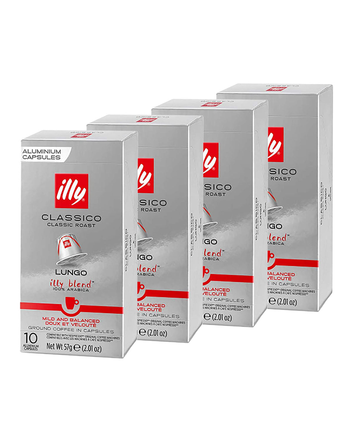 illy Lungo Classico Coffee, Classic Roast
