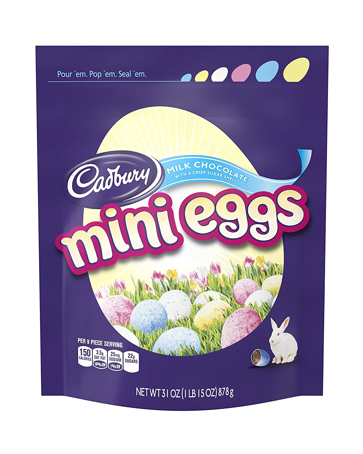 Cadbury Mini Eggs with Crisp Shell Candy Easter Eggs