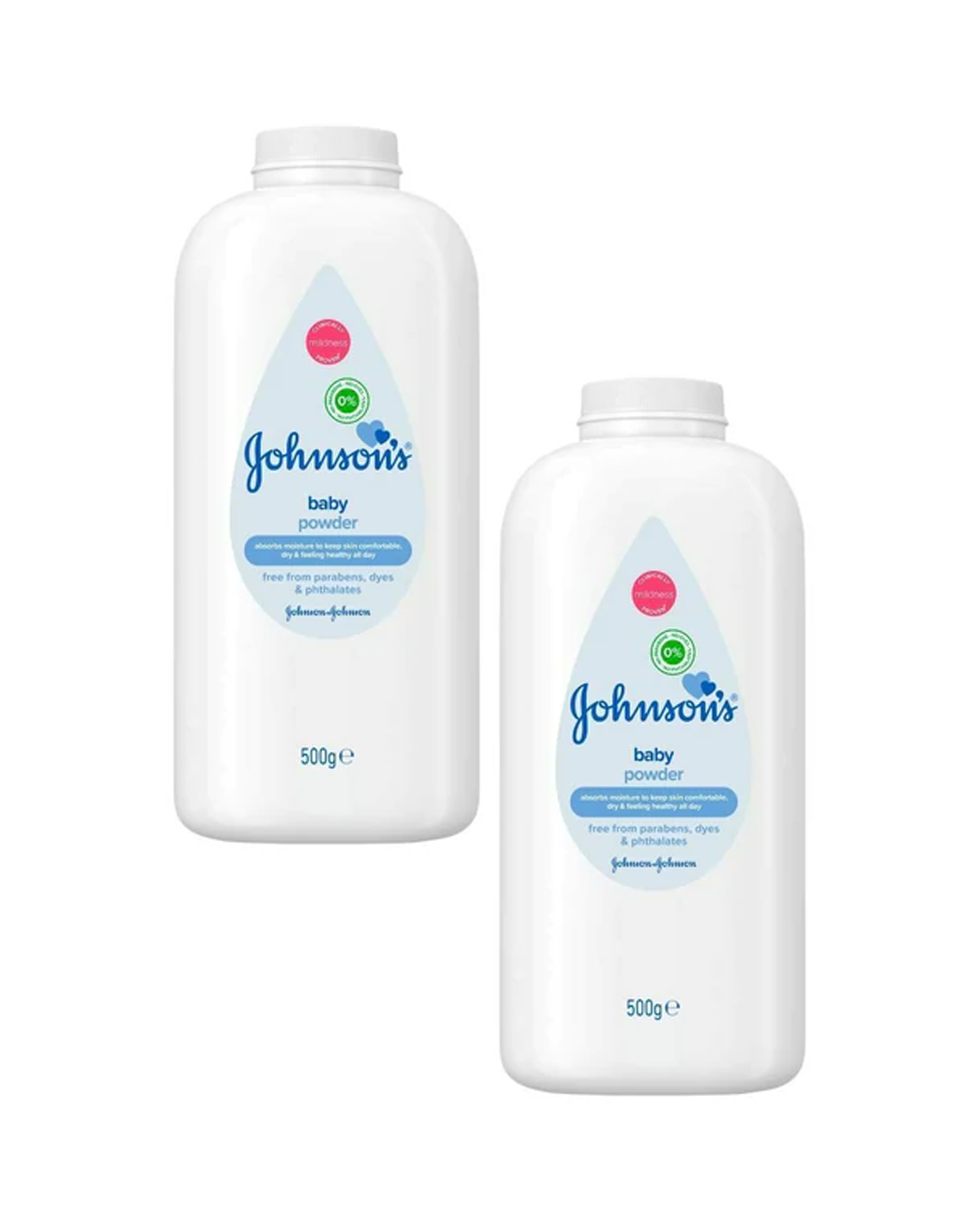 Johnson's Original Baby Powder 17.6 Oz 2-Pack