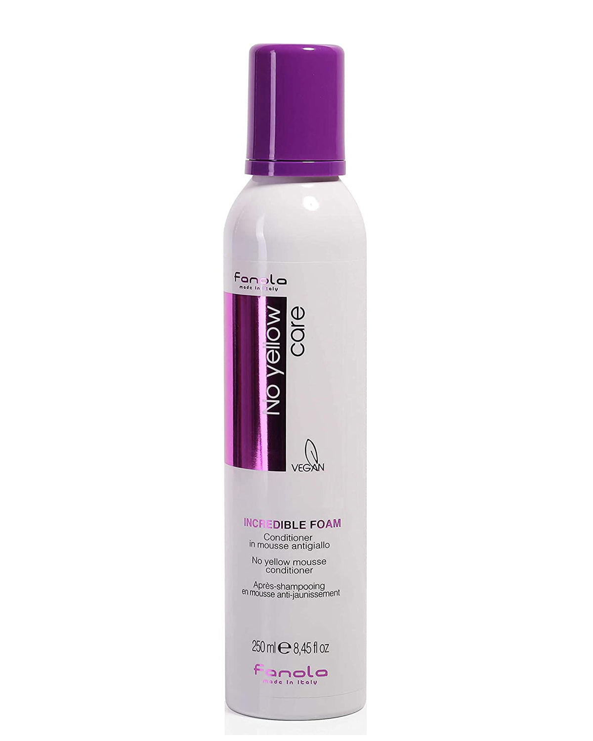 Fanola No Yellow Care Incredible Foam Conditioner No Yellow Mousse