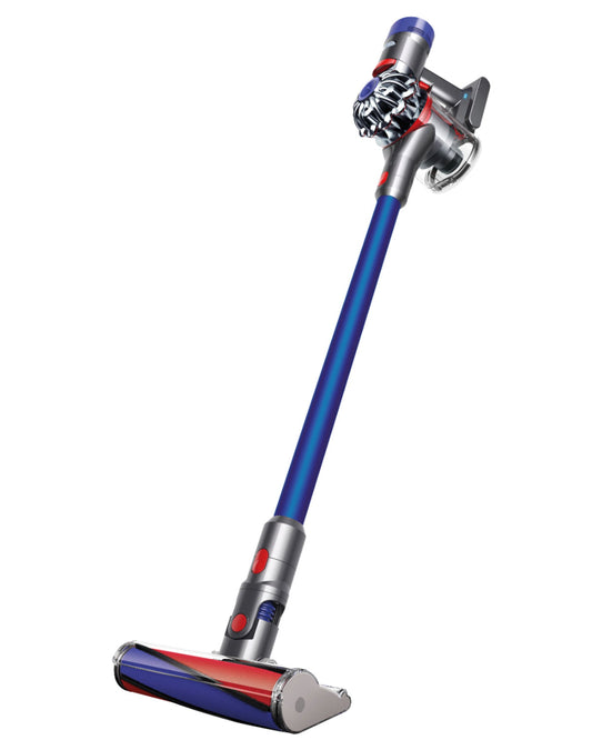 Dyson - V7 Fluffy Hardwood Cord-Free Stick Vacuum - Iron/ Blue